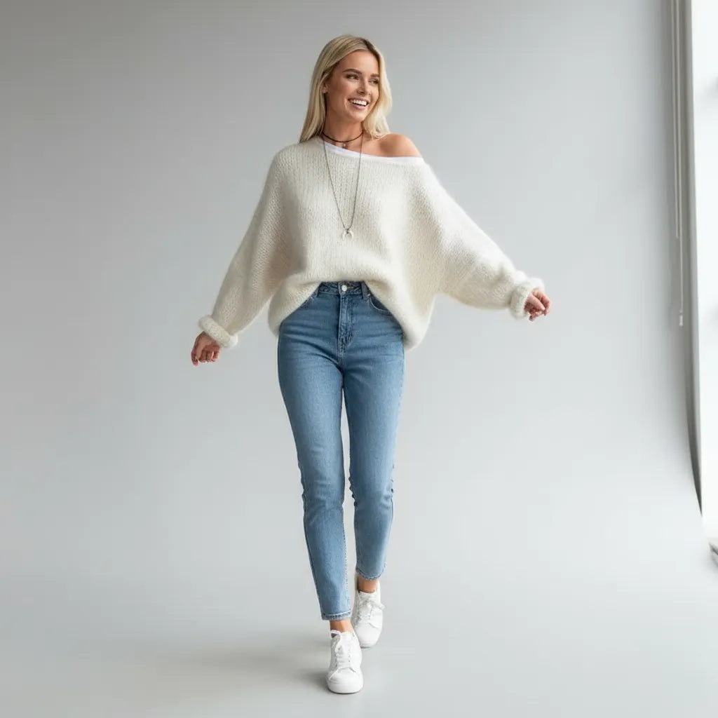 Lovisa Zeitloser Herbstpullover aus Hochwertigem Strick