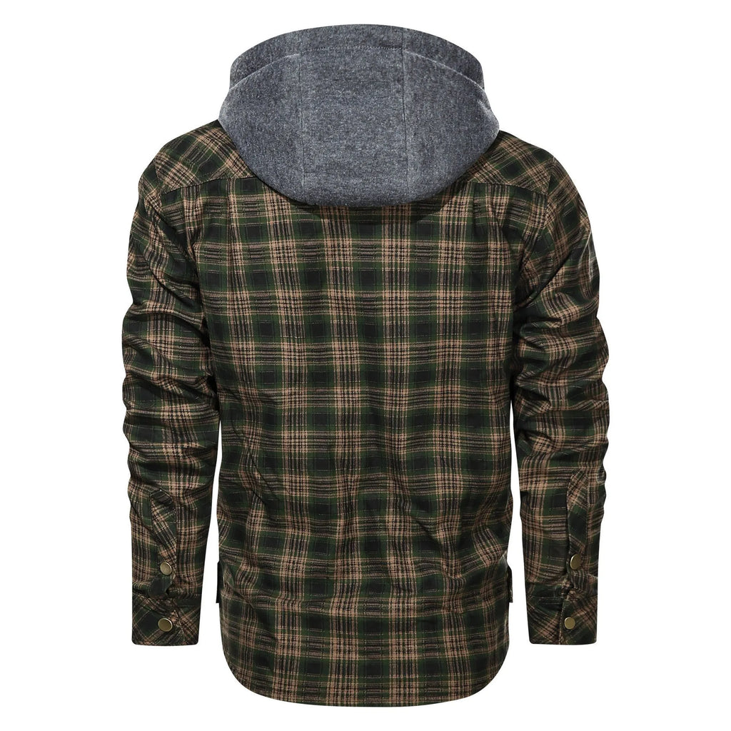 Karierte Herrenjacke