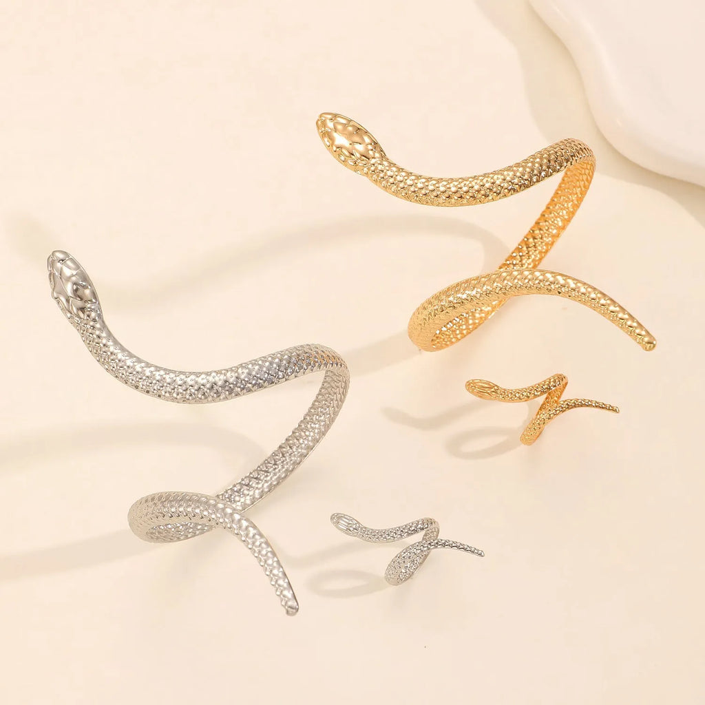 Snake Sieradenset | Statement Ring & Armband