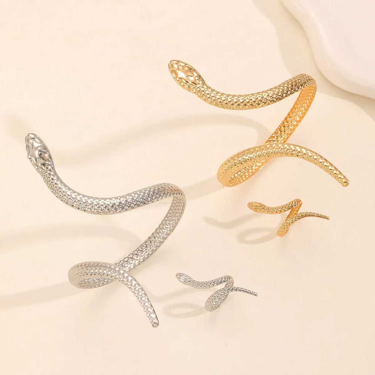 Snake Sieradenset | Statement Ring & Armband