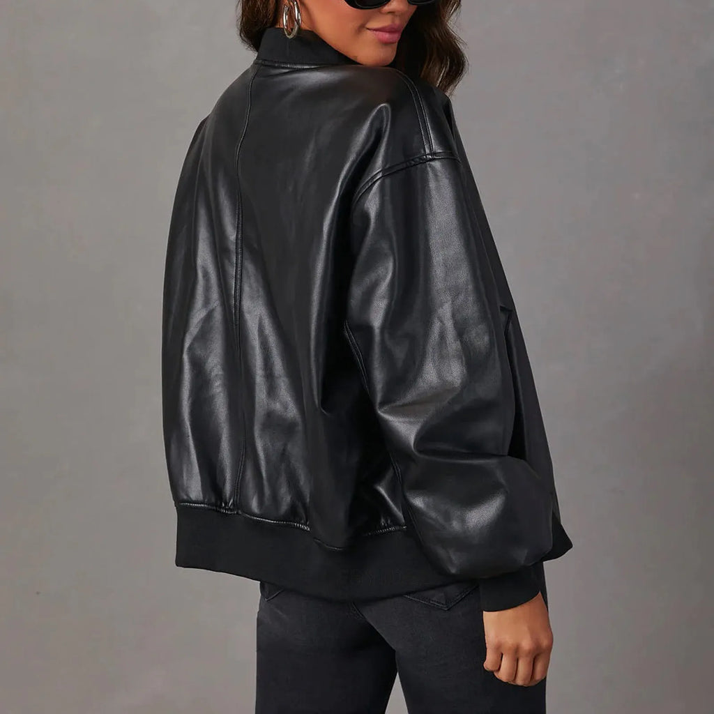 Leren Dames Bomberjack Met Relaxed Fit | Tijdloos, Stoer & Comfortabel
