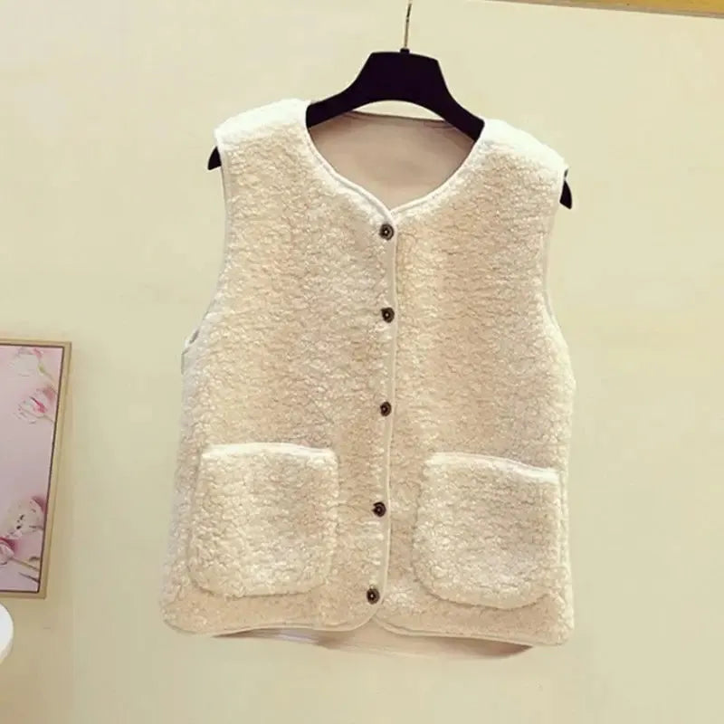 BENTE | Dames Teddy Gilet Bodywarmer - Comfortabel & Stijlvol