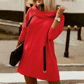 - Übergroßes Sweatshirt-Kleid