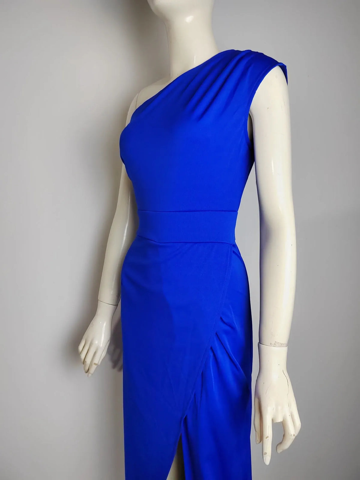 Elegante Formelle Solide Schlitz Asymmetrisch SchrÃ¤g Kragen Abendkleider