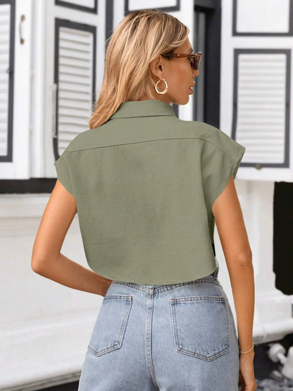 Blusa Feminina Adrielle Verde Militar