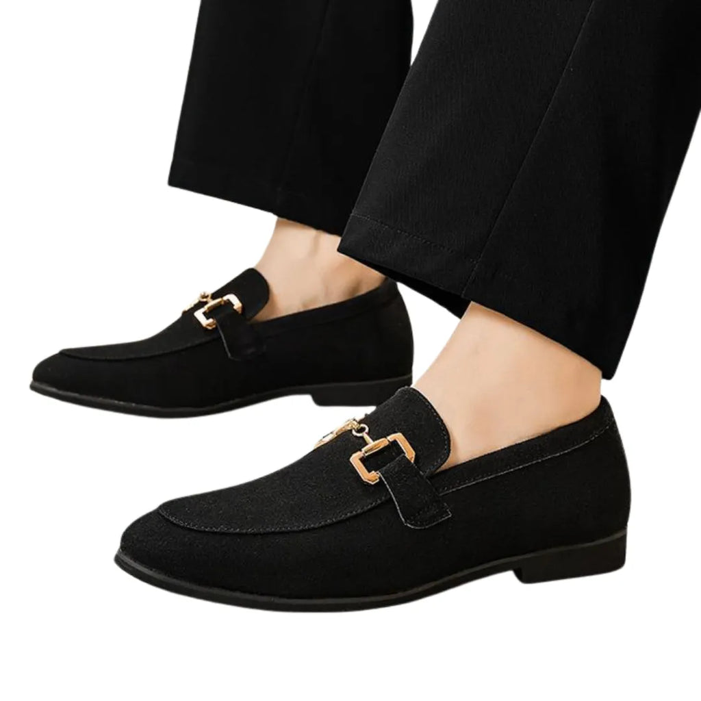 Herren Schwarz Loafer FÃ¼r Sommer