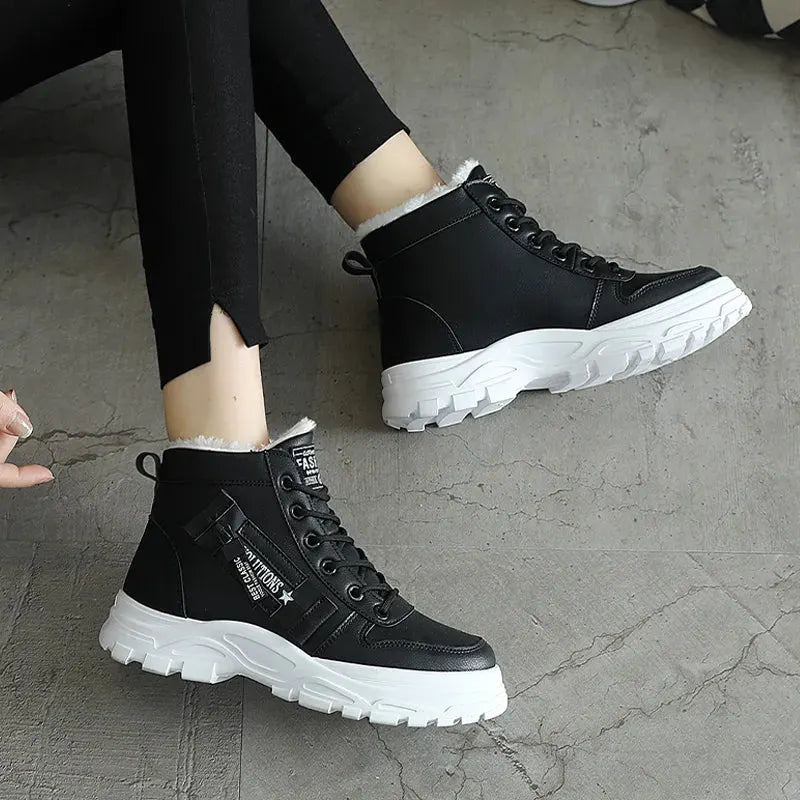 -Mode - Mit Fleece-Wolle gefÃ¼tterte Evolution-Schuhe