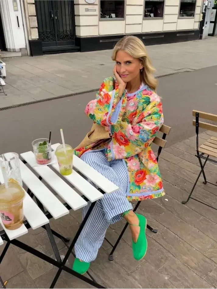 Leonora - Elegant splejset langærmet damejakke