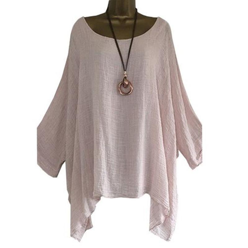 Irregular Sleeves and Hem Blouse Fashion Solid Color O-neck Casual Jacket