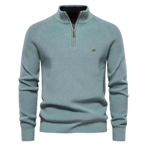 Herrenpullover Aus Baumwolle Gestrickt