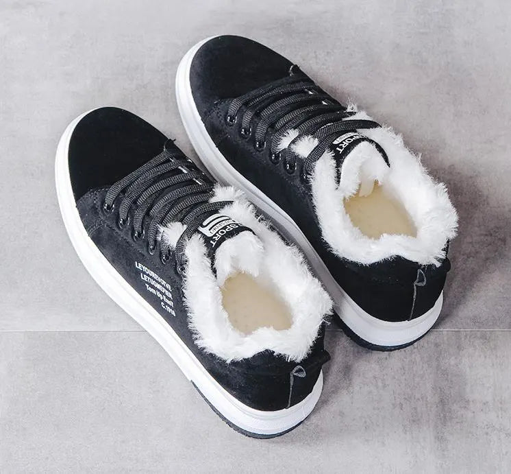 Winter-Sneakers mit Futter & Struktur