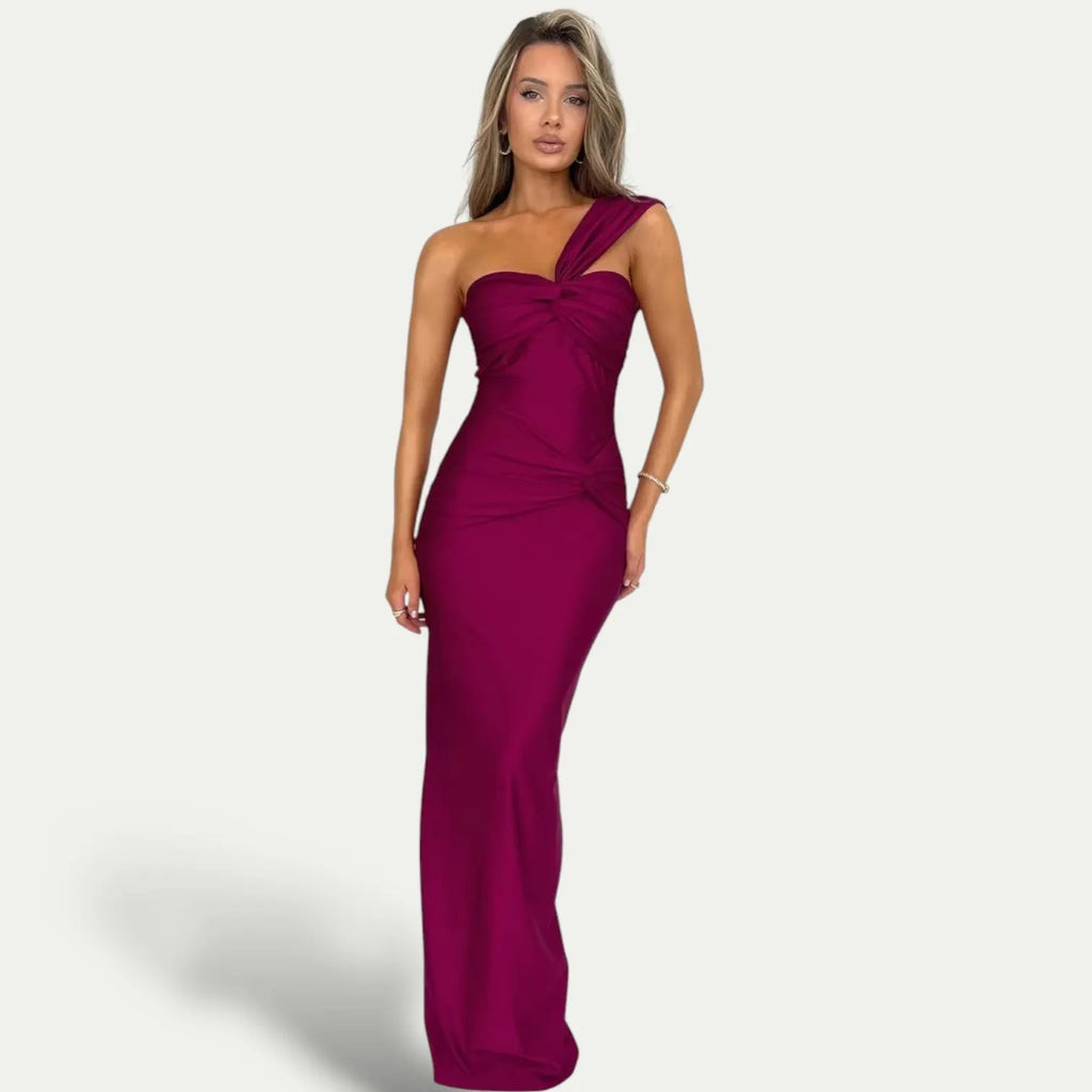 One-Shoulder Bodycon Maxi Jurk | De Ultieme Avond Statement