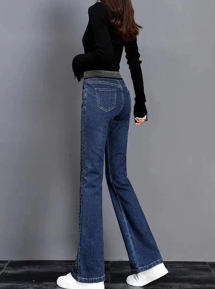 Carla - Komfortable stretchjeans med høj talje
