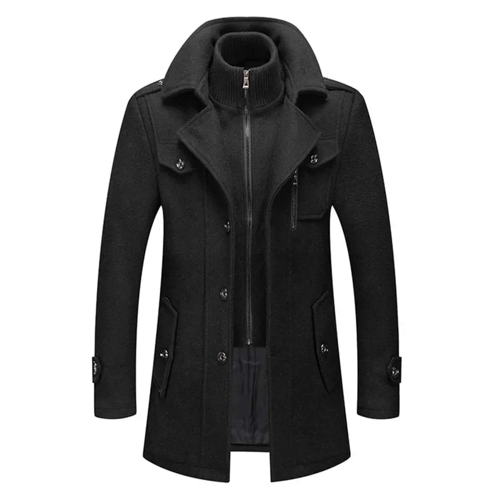 Lange elegante Herrenjacke