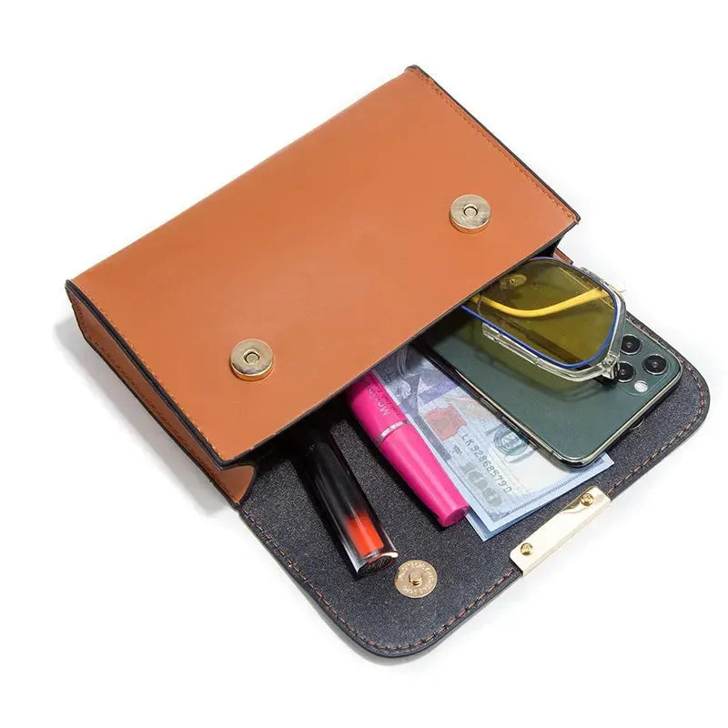 Stella | Elegant håndtaskesæt med krokodilleskindsmønster, pung og clutch